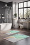 Mijölnir Juego de 2 Alfombrillas de Baño CT-5027 Multicolor